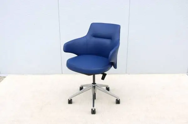 Modern Jean-Marie Massaud for Coalesse Massaud Low-Back Leather Chair