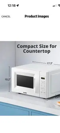 New in the box Microwave