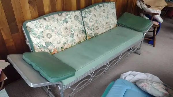Vintage Bunting 777 Tray Arm Bed Glider.