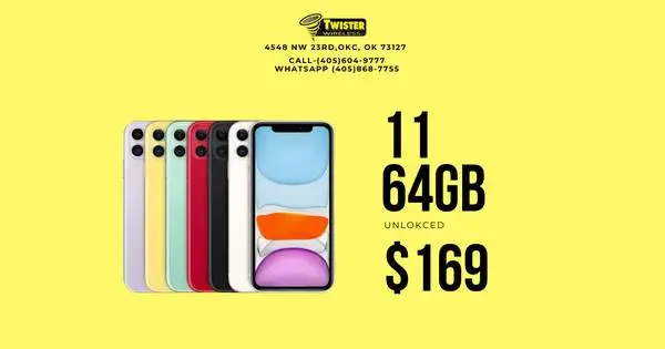 IPHONE 11 64GB UNLOKCED ON SALE @TWISTER