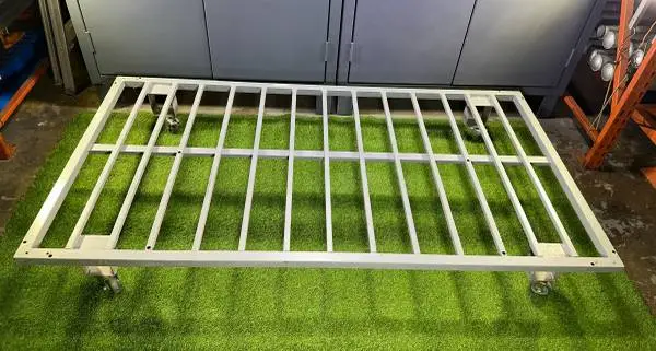 Twin Bed Metal Rolling Base on Casters Large Dolly 78 x 41