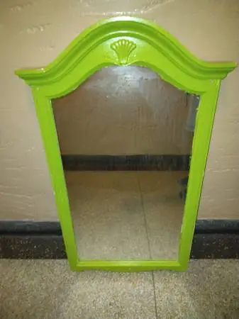 46”x 25” Old Vintage Style Heavy Wall Mounted Hanging Framed Mirror