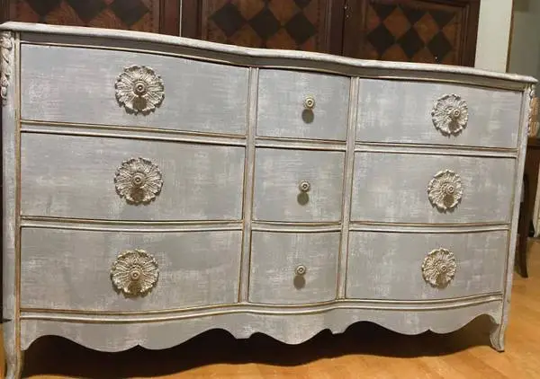 Weathered Gray 9 Drawer Dresser