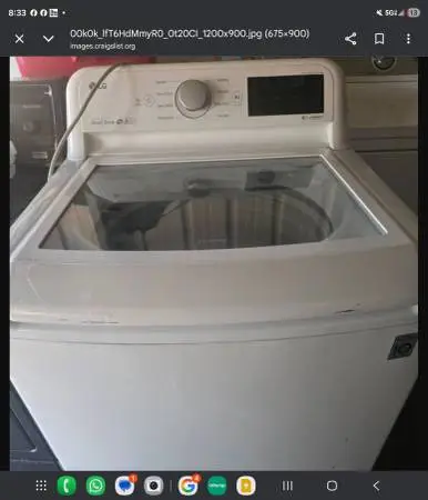 NICE Lg Washer Fullsize Can Deliver