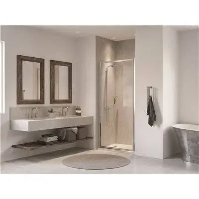 Coastal Shower Doors Legend 23.625 to 24.625x64 Shower Door,Chrome