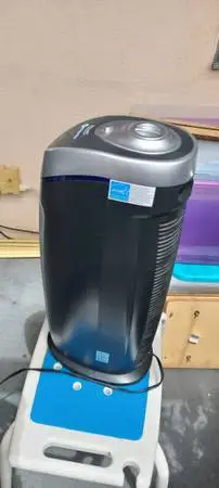 Tower Air Purifier with HEPA Pure Filter, Gra