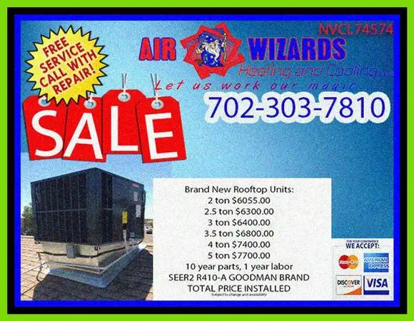 Planning on replacing a 5 ton HVAC Goodman Rooftop Package AC Unit HVA