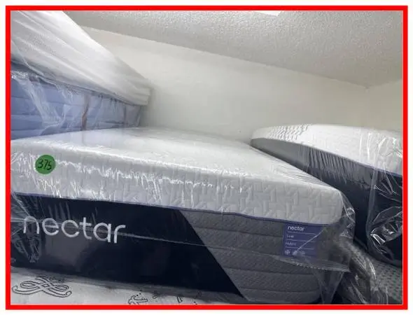 TWIN XL NECTAR LUXE HYBRID MATTRESS & BOX SPRING BED SET