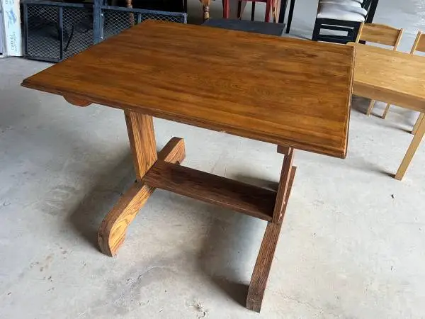 Solid Wood (Oak) Dining Table