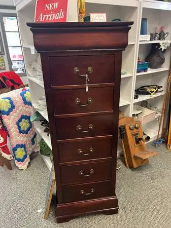 6 DRAWER LINGERIE CHEST WITH SECRET DRAWER
