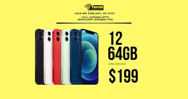 IPHONE 12 64GB 5G ON SALE @TWISTER