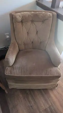 Swivel rocking chair