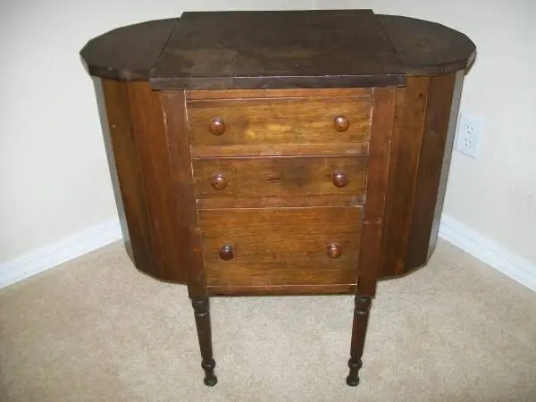 Vintage Martha Washington Sewing Cabinet