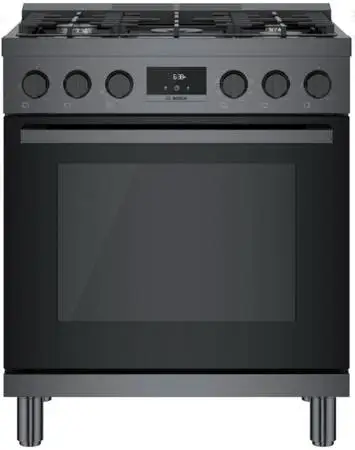 *Open Box* Bosch 30” Dual Fuel Range – Black Stainless Steel