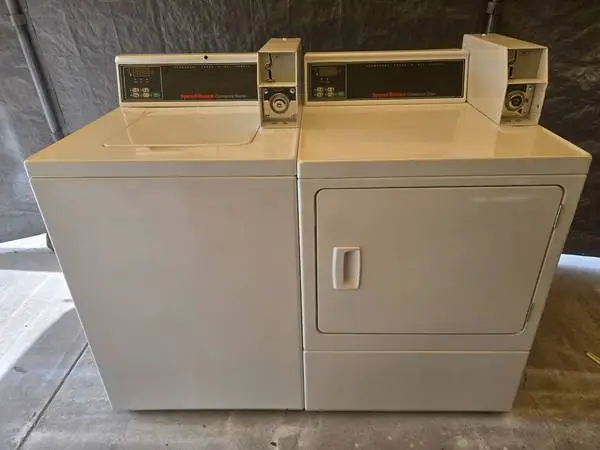 Speed Queen Coin Drop Coin Operated washer dryer set