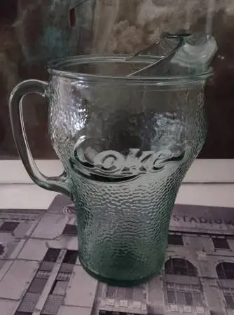 Coca Cola 🥤 64oz Vintage Glass Pitcher