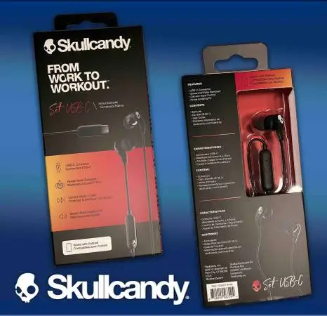Skullcandy  USB- C  Wired Earbuds  (New)