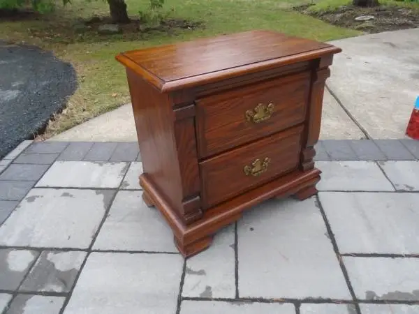 Dixie Red Oak Mini Cabinet/Nightstand