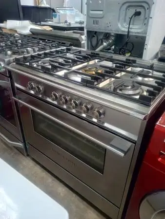 36 fisher & paykel slide in gas range convection oven