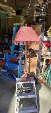 VTG palm tree table lamp