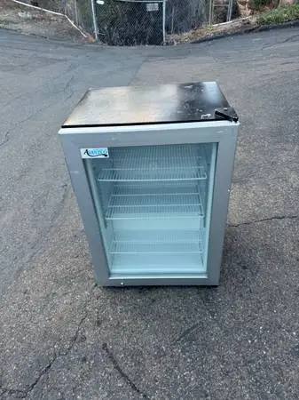 Commercial glass door display upright freezer (free local delivery)