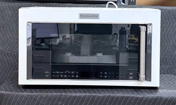 Kitchen Aid KMHC319EWH 30 Over-the-Range Microwave Oven
