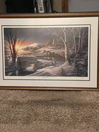 TERRY REDLIN ALMOST HOME SIGNED and NUMBERED LIMITED PRINT
