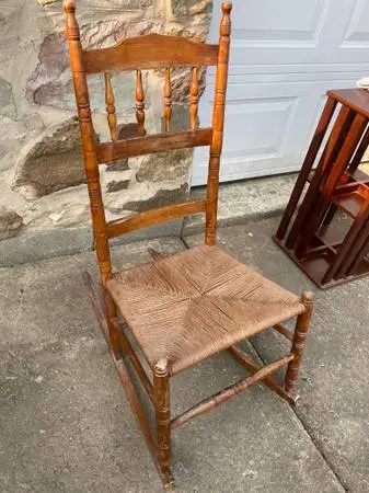 Rustic rocking chair