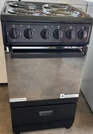New Black Premium Levella Electric Stove 20 Width