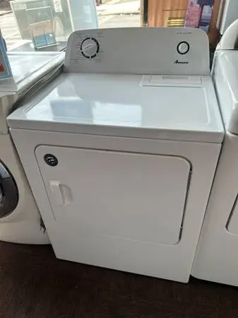 Amana Electric Dryer in White Finish