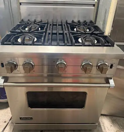 Viking Stainless Steel 30” Inch Wide Gas Range
