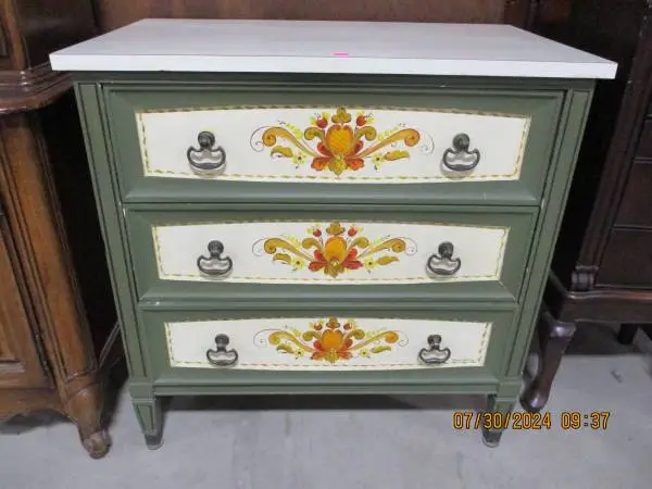 Hand Painted Dresser    #3938