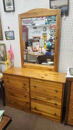 Pine Dresser with mirror