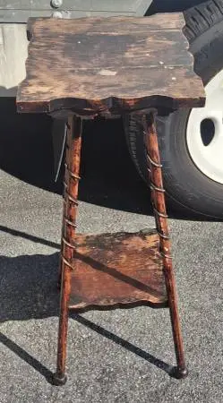Antique Plant Stand, Parlor Table.