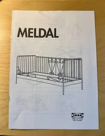Used IKEA MELDAL daybed with mattress