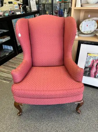 WINGBACK UPHOLSTERED CHAIRS VINTAGE