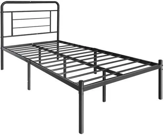 A-B Modern Twin 14-Inch Platform Metal Bed