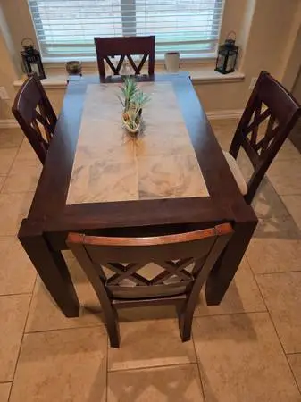 Dining Table and four chairs