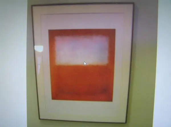 two MARK ROTHKO FRAMED PRINTS  28 X 36  BOTH FOR