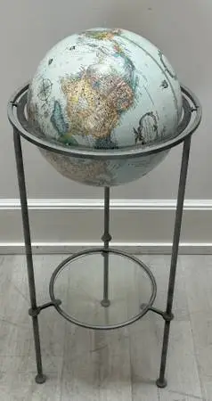 Replogle 12 World Classic Globe on Stand with Glass Shelf