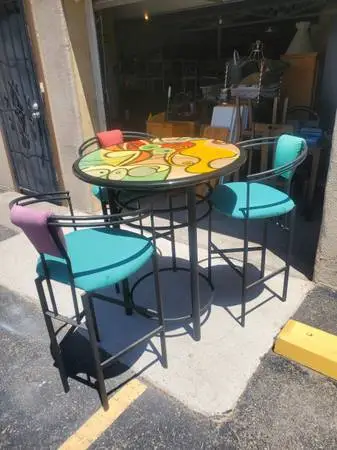 Rare Picasso-style pub table