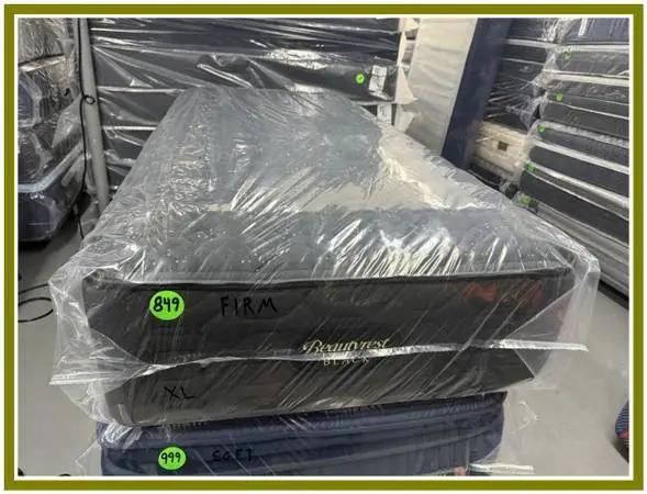 Twin Xl Size Simmons Beautyrest Black Series 3 Mattress & Box Bed