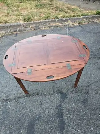 coffee table butlers table 1800s mahogany