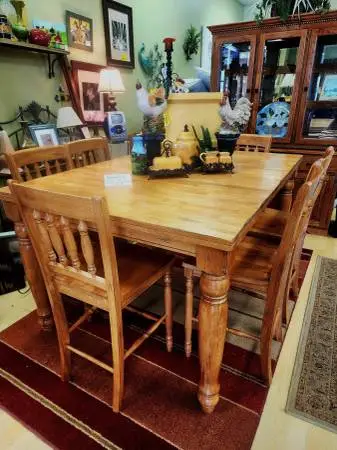 Pub Table with 6 Chairs-NOW