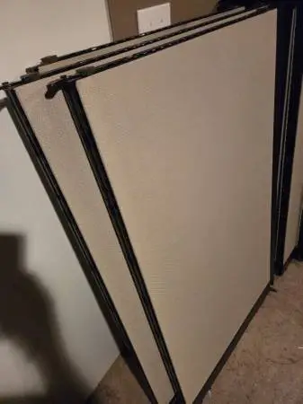 Commercial Acoustic Office Cubical Divider Panels - Lot of 9 (Eugene)