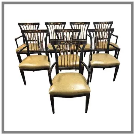 Sloan Miyasato Gothenburg Armchairs, Set Of Eight