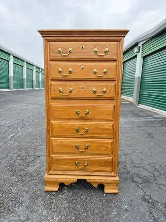 Solid Oak Lingerie Chest – BY Richardson Brothers Company.