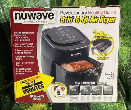Air Fryer NUWAVE Brio 6 QT. -- Only Used a Couple Times if That!