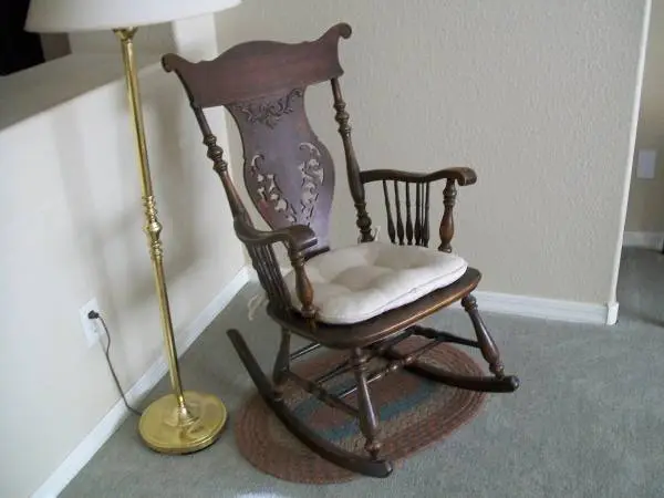 Vintage 1890s Rocking Chair.