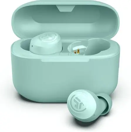 JLab Go Air Pop+ True Wireless Earbuds with Microphone, Mint Green NEW